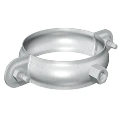 Rheinzink Accessoires Descentes Collier Rond Avec Embase Taraudée Pour Tuyaux De Descente - Acier Galvanisé - Diamètre 100 M