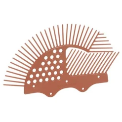 Nicoll Anti-pigeon Obturateur De Tuiles Anti-volatiles - Grand Galbe à Clouer - Stop Piafs - Rouge Tuile - 105 X 180 Mm