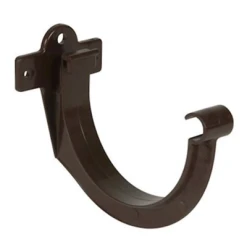 Accessoires Gouttières Crochet Bandeau Nicoll Pour Gouttière Demi-ronde - Longueur 24 Mm - Largeur 140 Mm - Techtan - Marron -Promos Couverture Magasin crochet nicoll