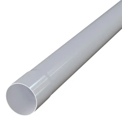 Descentes Tuyau De Descente MEP 854 Pour Gouttière GD25 - PVC Blanc - 80MM X 4M