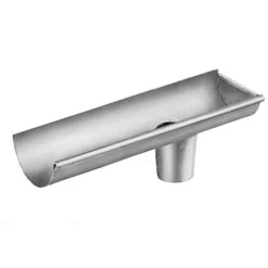 Rheinzink Gouttières Embout à Talon Et Naissance, Boudin Diam. 14 Mm