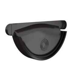 Accessoires Gouttières Fond De Gouttière De 333MM Lindab - Gris Anthracite RAL 7016