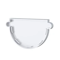Accessoires Gouttières Fond De Gouttière MEP 25FGU Pour Gouttière GD25 - PVC Blanc