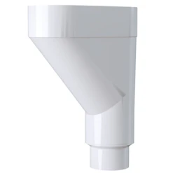 Accessoires Descentes Jambonneau MEP 810JAM Tuyau De Descente Ø 80mm - PVC Blanc