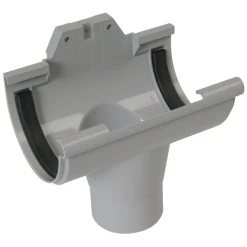 Accessoires Gouttières Naissance à Joint Nicoll NC25 - Tube De 80 Mm - Gris