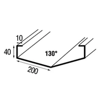 Lahera Noue - Solin Noue à Fixation 3 Lahera Noue - Solin Noue à Fixation