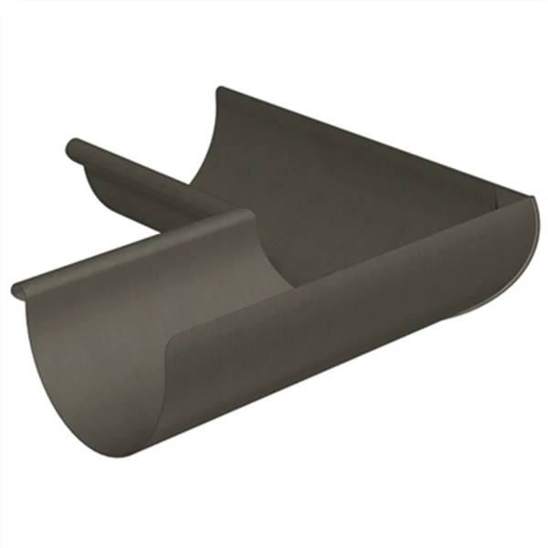 Rheinzink Accessoires Gouttières Équerre Soudée Intérieure Gouttière 1/2 Ronde Zinc GRANUM BASALTE - Boudin 14 - Dév.25 Demi Ronde 3 Rheinzink Accessoires Gouttières Équerre Soudée Intérieure Gouttière 1/2 Ronde Zinc GRANUM BASALTE - Boudin 14 - Dév.25 Demi Ronde