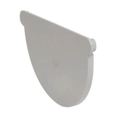 Accessoires Gouttières Fond De Naissance Demi-rond Nicoll Pour Gouttière - Gauche/Droite - Développé 33 Cm - Largeur 173 Mm - Techtan - Sable 4 Accessoires Gouttières Fond De Naissance Demi-rond Nicoll Pour Gouttière - Gauche/Droite - Développé 33 Cm - Largeur 173 Mm - Techtan - Sable – Image 2