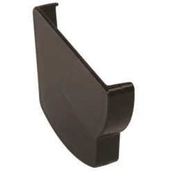 Accessoires Gouttières Fond De Naissance Gauche Nicoll Pour Gouttière - Longueur 137 Mm - Épaisseur 22 Mm - Techtan - Noir