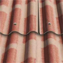 Eternit Plaque De Couverture Plaque Ondulée COLORAGRI FR PO5 - 5 Ondes Standard Flammée - 1.52 X 0.92M